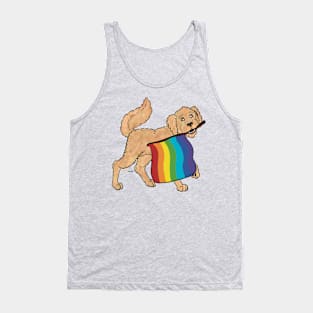 Pride Doggos: Gay Goldendoodle Tank Top